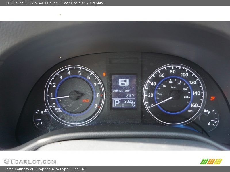Black Obsidian / Graphite 2013 Infiniti G 37 x AWD Coupe
