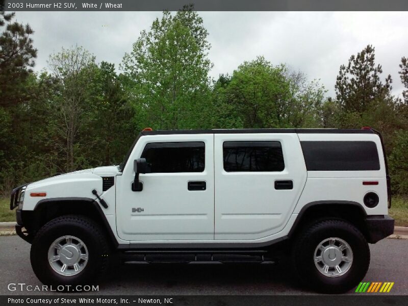 White / Wheat 2003 Hummer H2 SUV