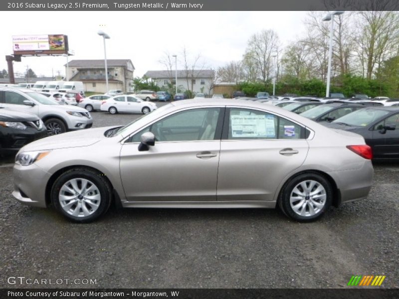Tungsten Metallic / Warm Ivory 2016 Subaru Legacy 2.5i Premium