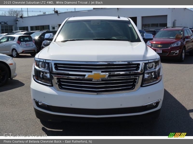 White Diamond Tricoat / Jet Black 2015 Chevrolet Suburban LTZ 4WD