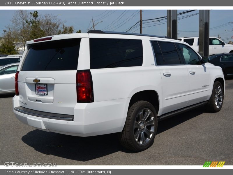 White Diamond Tricoat / Jet Black 2015 Chevrolet Suburban LTZ 4WD