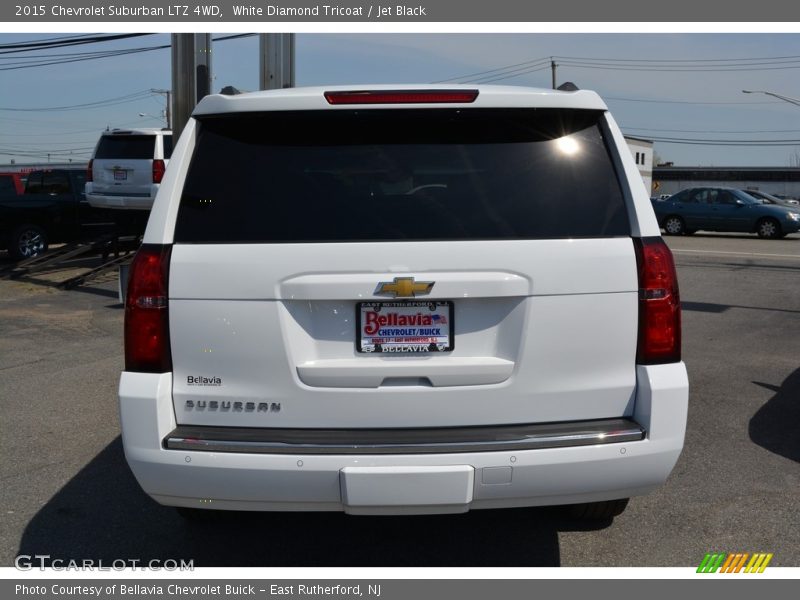 White Diamond Tricoat / Jet Black 2015 Chevrolet Suburban LTZ 4WD