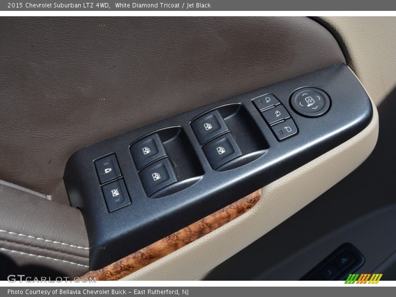White Diamond Tricoat / Jet Black 2015 Chevrolet Suburban LTZ 4WD