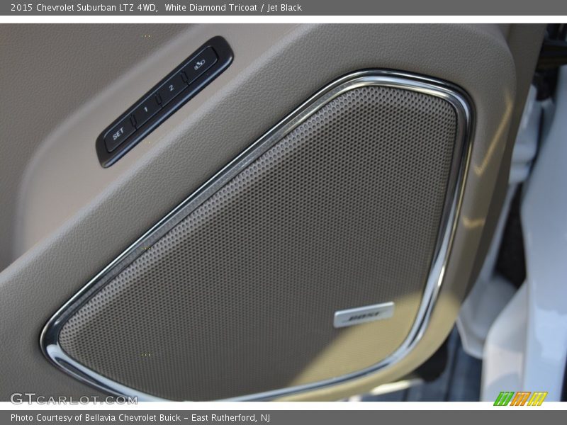 White Diamond Tricoat / Jet Black 2015 Chevrolet Suburban LTZ 4WD