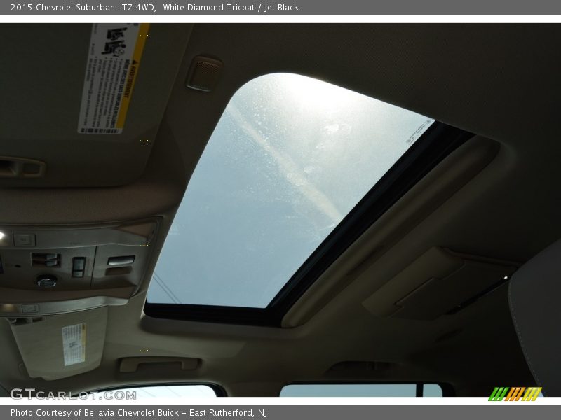 White Diamond Tricoat / Jet Black 2015 Chevrolet Suburban LTZ 4WD