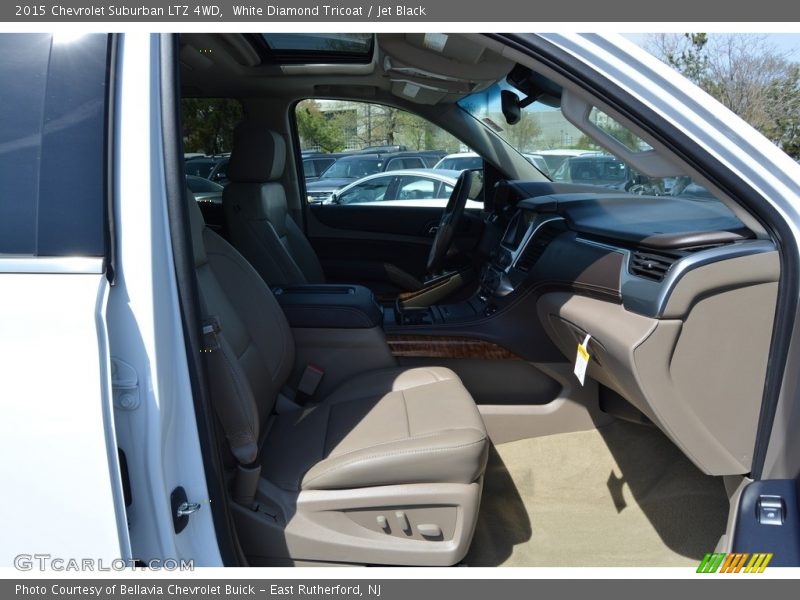 White Diamond Tricoat / Jet Black 2015 Chevrolet Suburban LTZ 4WD