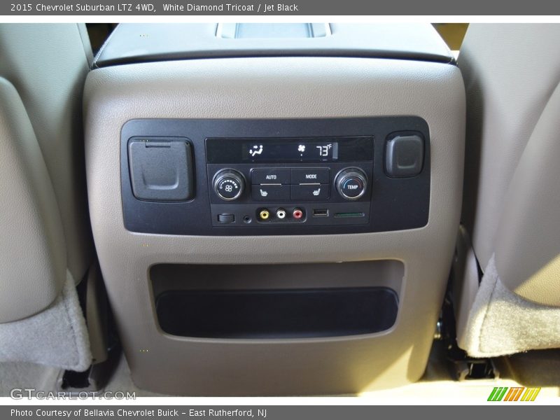 White Diamond Tricoat / Jet Black 2015 Chevrolet Suburban LTZ 4WD