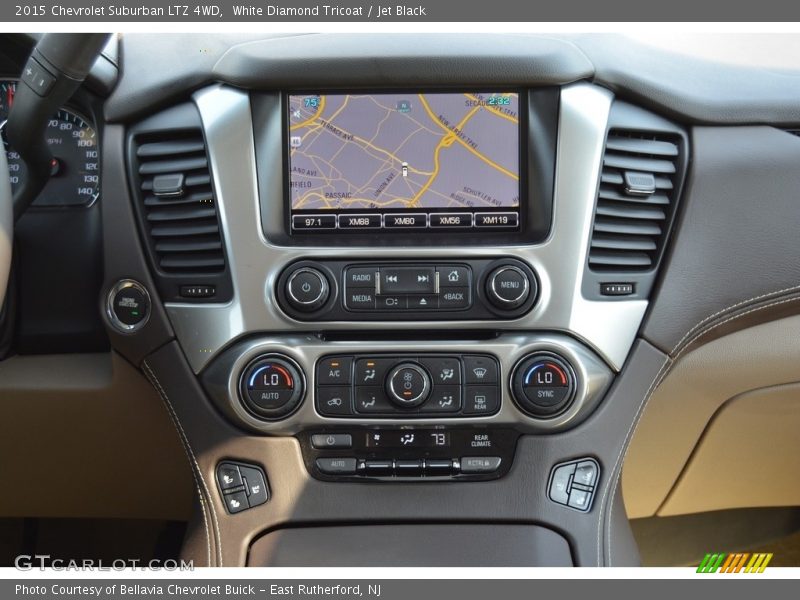 White Diamond Tricoat / Jet Black 2015 Chevrolet Suburban LTZ 4WD