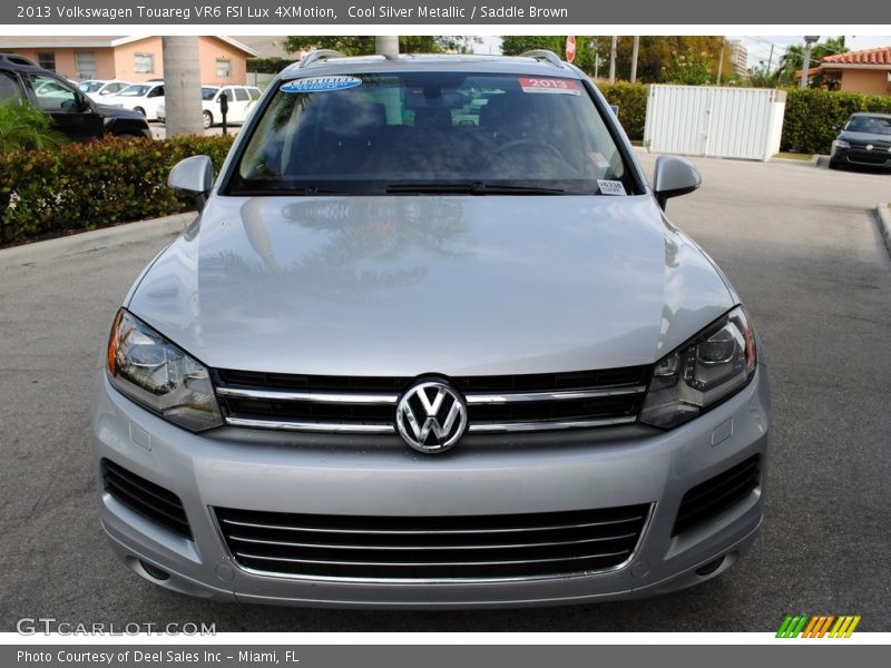 Cool Silver Metallic / Saddle Brown 2013 Volkswagen Touareg VR6 FSI Lux 4XMotion