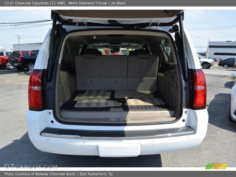 White Diamond Tricoat / Jet Black 2015 Chevrolet Suburban LTZ 4WD