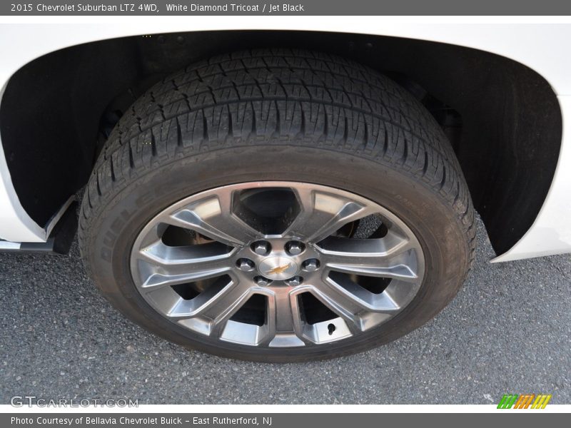 White Diamond Tricoat / Jet Black 2015 Chevrolet Suburban LTZ 4WD