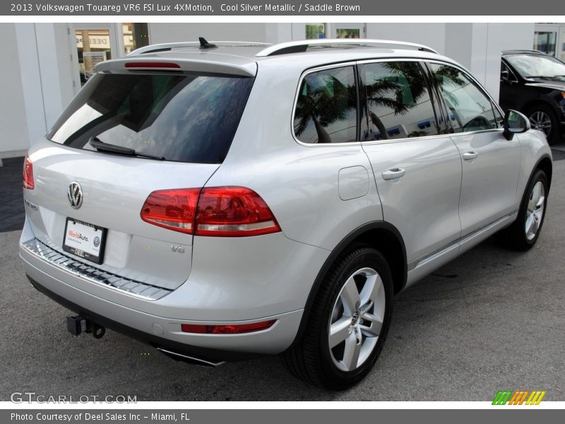 Cool Silver Metallic / Saddle Brown 2013 Volkswagen Touareg VR6 FSI Lux 4XMotion