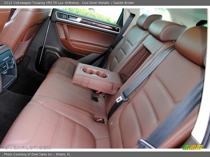 Cool Silver Metallic / Saddle Brown 2013 Volkswagen Touareg VR6 FSI Lux 4XMotion