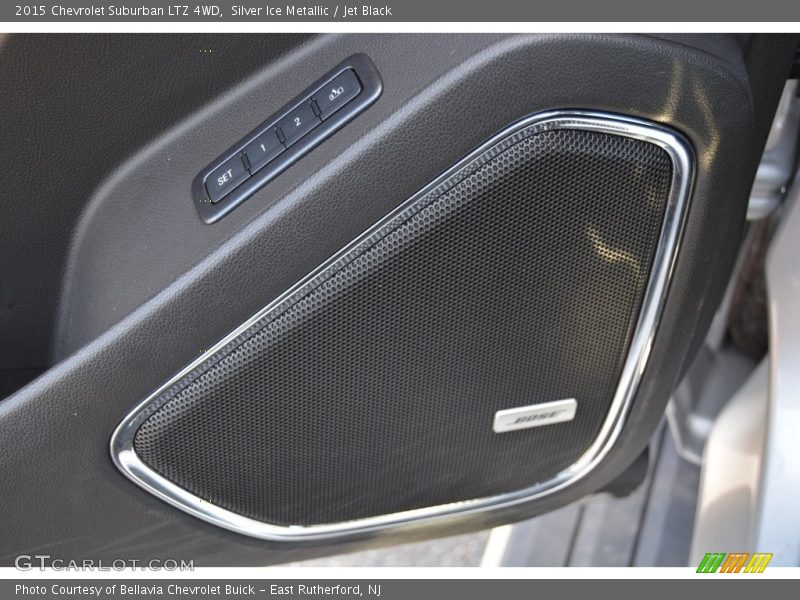 Silver Ice Metallic / Jet Black 2015 Chevrolet Suburban LTZ 4WD