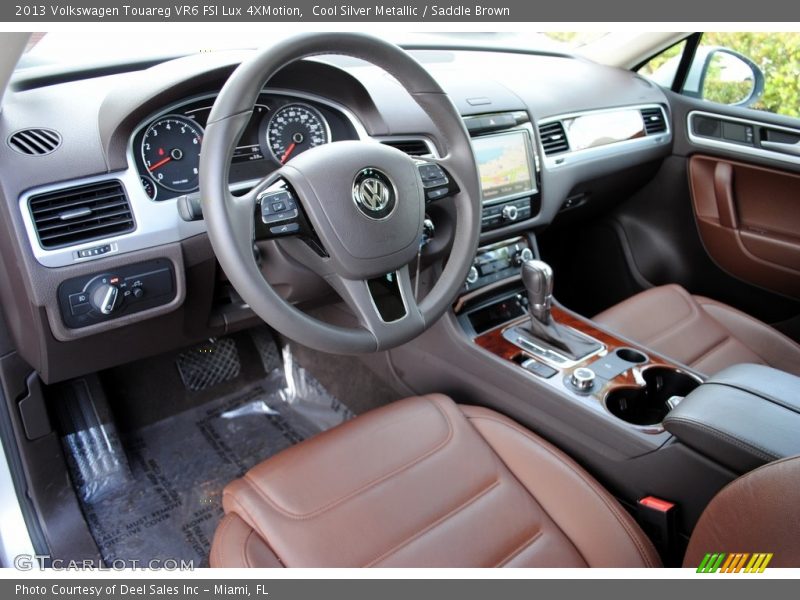  2013 Touareg VR6 FSI Lux 4XMotion Saddle Brown Interior