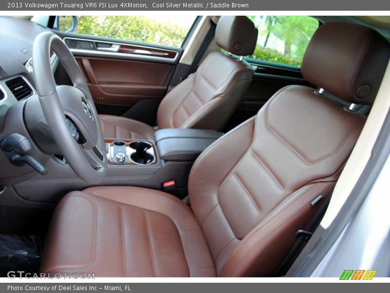 Front Seat of 2013 Touareg VR6 FSI Lux 4XMotion