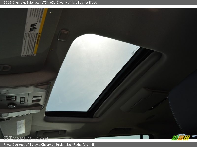 Silver Ice Metallic / Jet Black 2015 Chevrolet Suburban LTZ 4WD