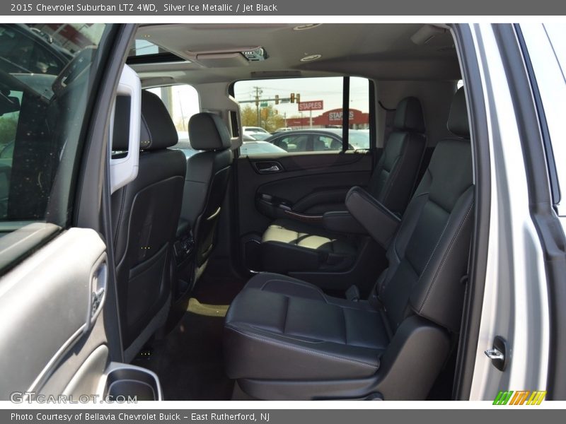 Silver Ice Metallic / Jet Black 2015 Chevrolet Suburban LTZ 4WD