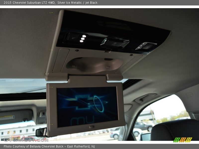 Silver Ice Metallic / Jet Black 2015 Chevrolet Suburban LTZ 4WD