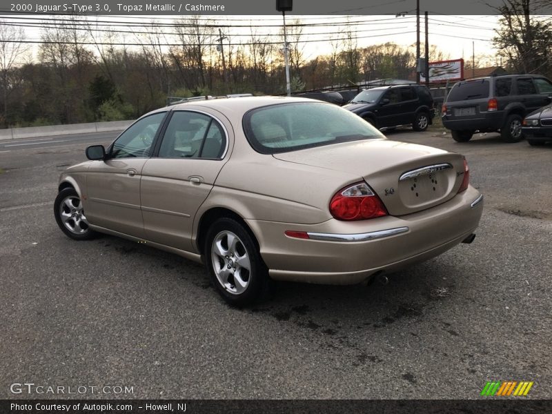 Topaz Metallic / Cashmere 2000 Jaguar S-Type 3.0