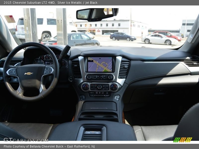 Silver Ice Metallic / Jet Black 2015 Chevrolet Suburban LTZ 4WD