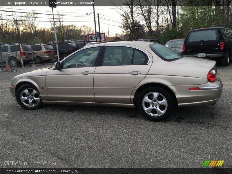 Topaz Metallic / Cashmere 2000 Jaguar S-Type 3.0