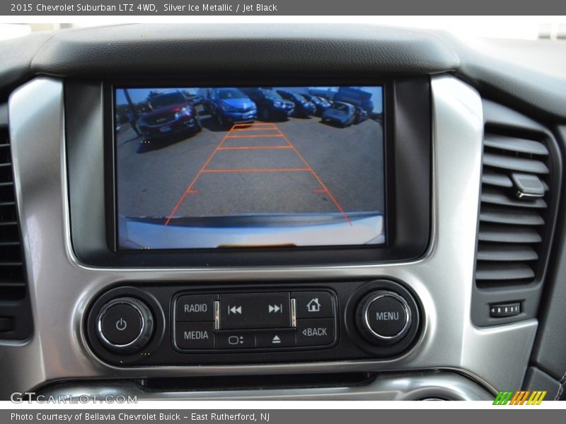 Silver Ice Metallic / Jet Black 2015 Chevrolet Suburban LTZ 4WD