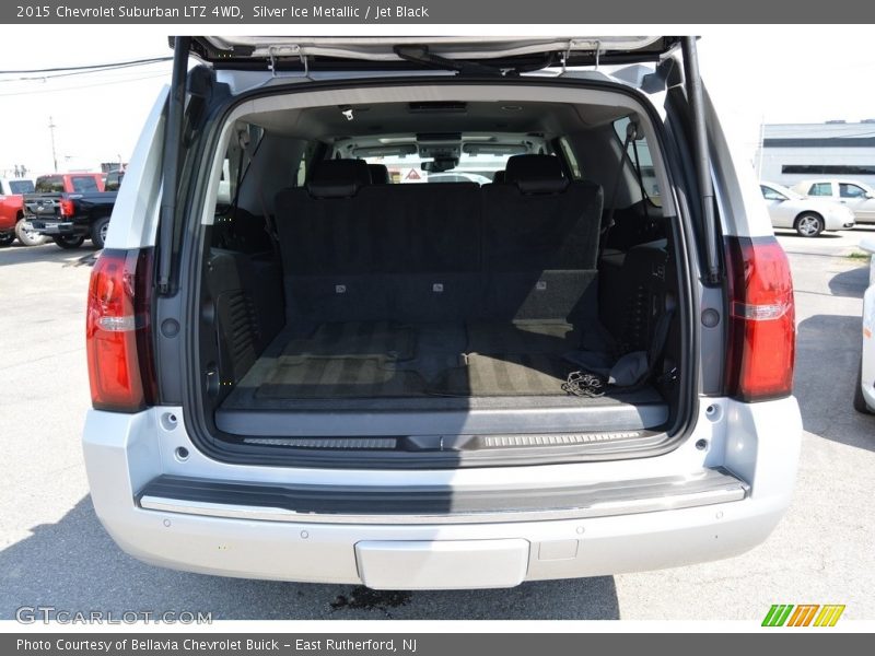 Silver Ice Metallic / Jet Black 2015 Chevrolet Suburban LTZ 4WD