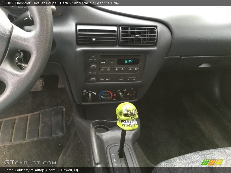 Ultra Silver Metallic / Graphite Gray 2003 Chevrolet Cavalier Coupe