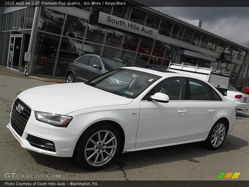 Ibis White / Beige/Black 2015 Audi A4 2.0T Premium Plus quattro
