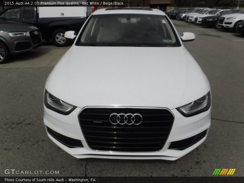 Ibis White / Beige/Black 2015 Audi A4 2.0T Premium Plus quattro