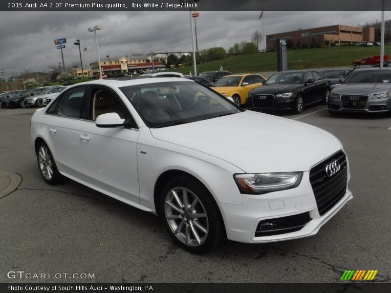 Ibis White / Beige/Black 2015 Audi A4 2.0T Premium Plus quattro