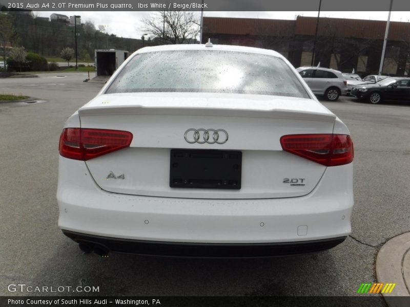 Ibis White / Beige/Black 2015 Audi A4 2.0T Premium Plus quattro