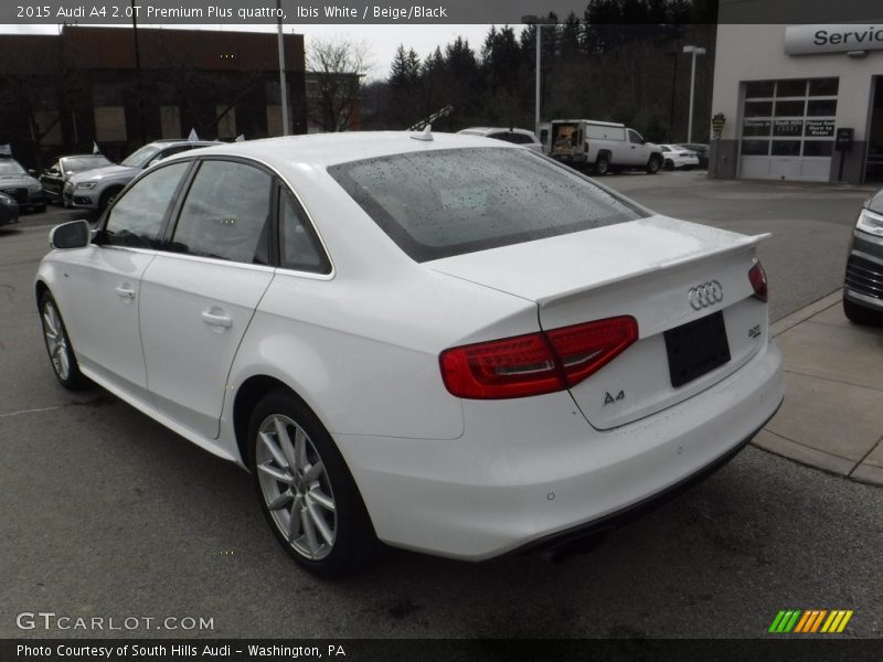 Ibis White / Beige/Black 2015 Audi A4 2.0T Premium Plus quattro