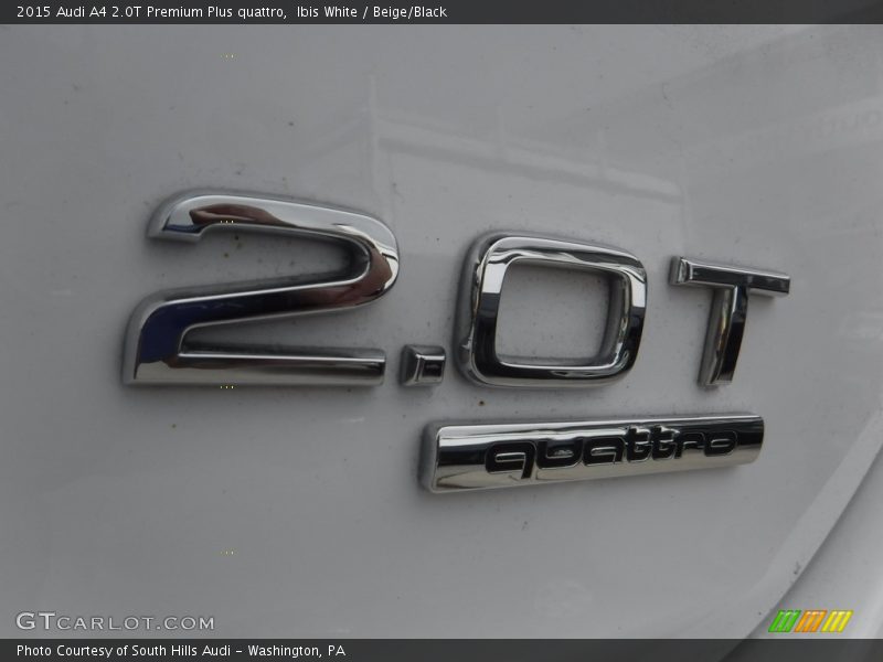 Ibis White / Beige/Black 2015 Audi A4 2.0T Premium Plus quattro