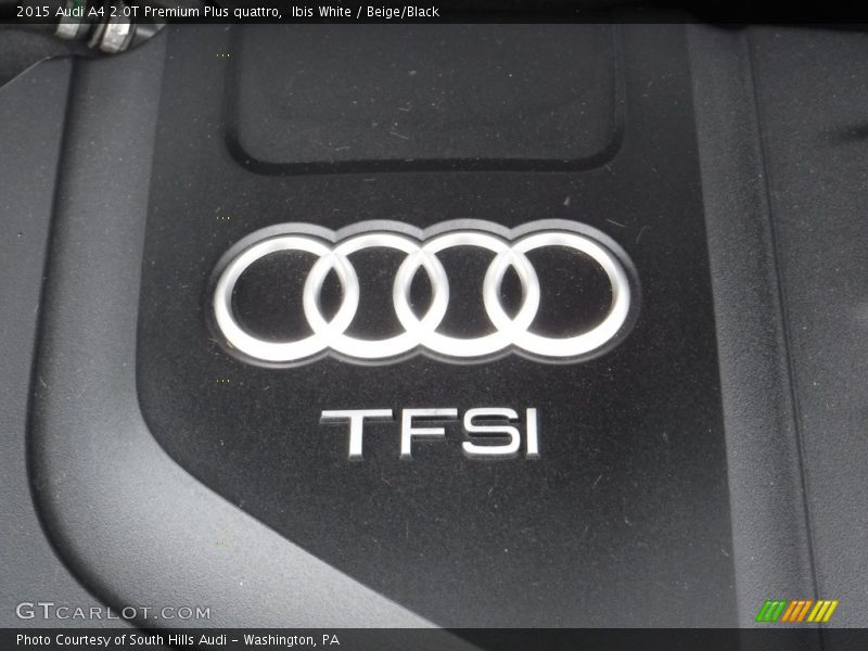 Ibis White / Beige/Black 2015 Audi A4 2.0T Premium Plus quattro
