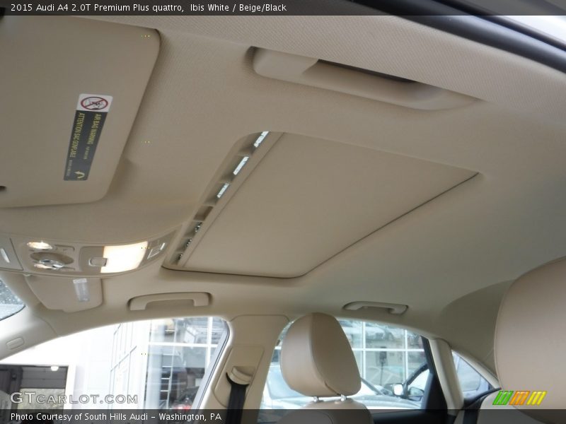 Ibis White / Beige/Black 2015 Audi A4 2.0T Premium Plus quattro