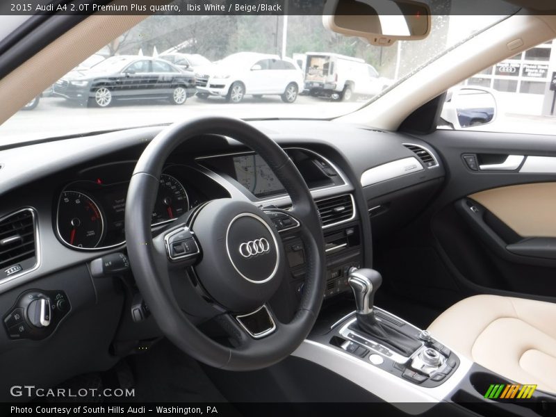 Ibis White / Beige/Black 2015 Audi A4 2.0T Premium Plus quattro