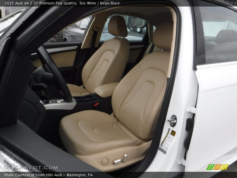 Ibis White / Beige/Black 2015 Audi A4 2.0T Premium Plus quattro