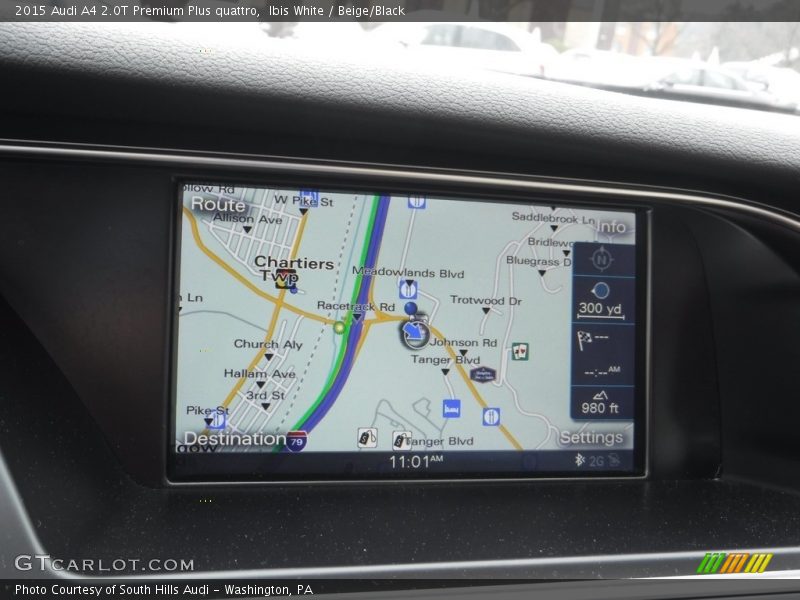 Ibis White / Beige/Black 2015 Audi A4 2.0T Premium Plus quattro