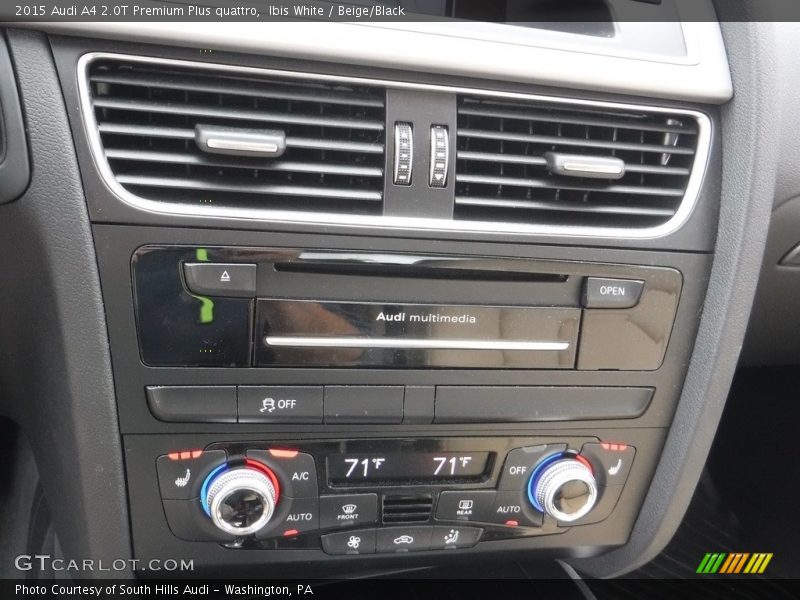 Ibis White / Beige/Black 2015 Audi A4 2.0T Premium Plus quattro