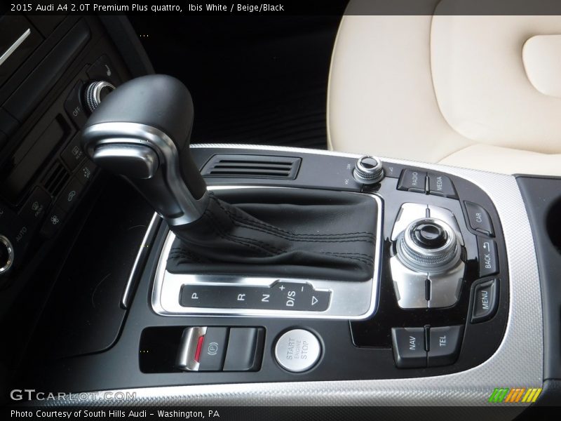Ibis White / Beige/Black 2015 Audi A4 2.0T Premium Plus quattro