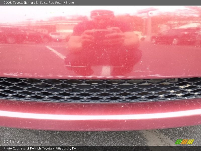 Salsa Red Pearl / Stone 2008 Toyota Sienna LE