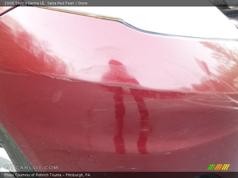 Salsa Red Pearl / Stone 2008 Toyota Sienna LE
