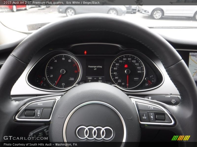 Ibis White / Beige/Black 2015 Audi A4 2.0T Premium Plus quattro