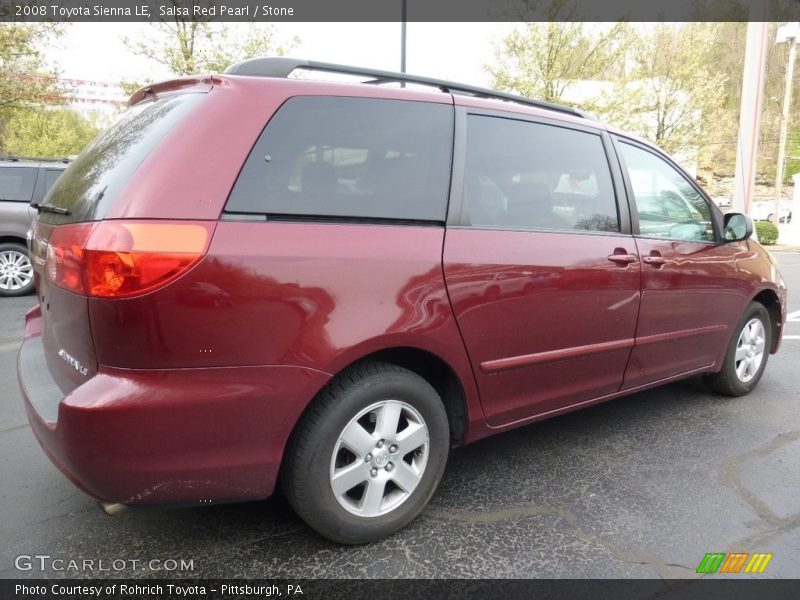 Salsa Red Pearl / Stone 2008 Toyota Sienna LE