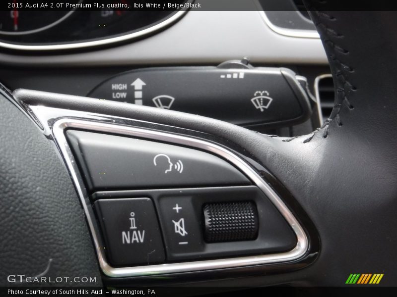 Ibis White / Beige/Black 2015 Audi A4 2.0T Premium Plus quattro