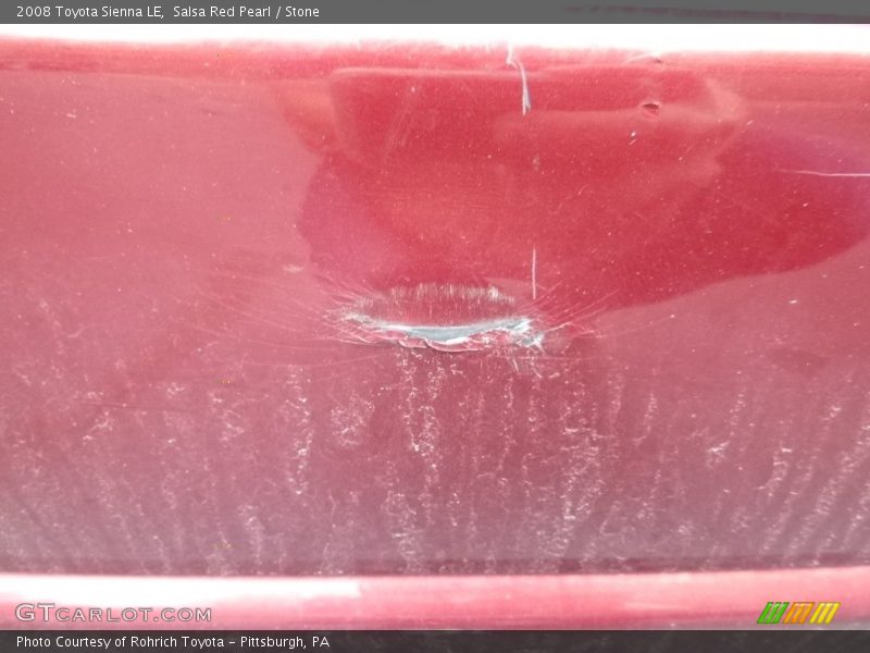 Salsa Red Pearl / Stone 2008 Toyota Sienna LE
