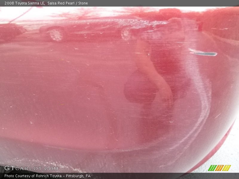 Salsa Red Pearl / Stone 2008 Toyota Sienna LE
