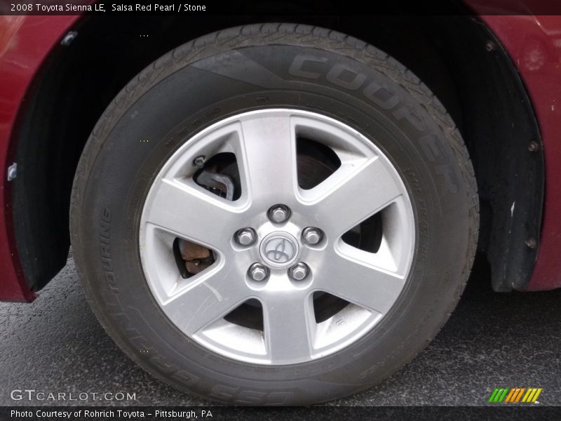 Salsa Red Pearl / Stone 2008 Toyota Sienna LE